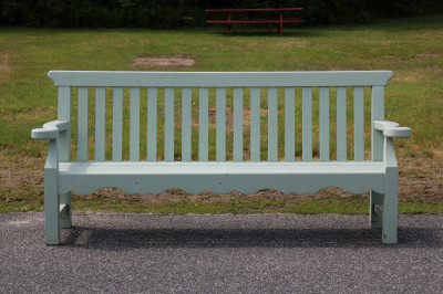 Image for Lot Green Painted Garden Bench