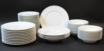 Image for Lot Limoges White Porcelain Dinnerware