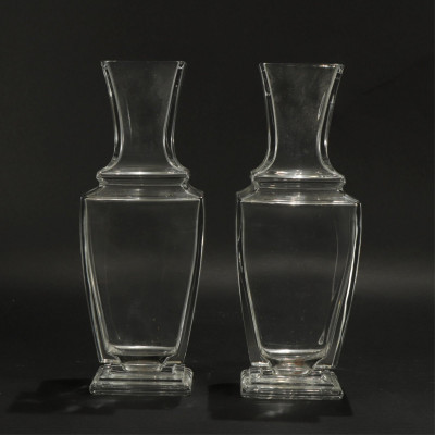 Image for Lot Pair of Baccarat Vases
