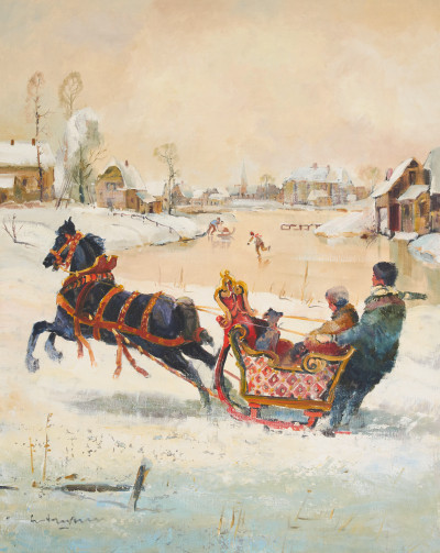 Image for Lot Ludwig Gschossmann - Sleigh Ride & Skaters