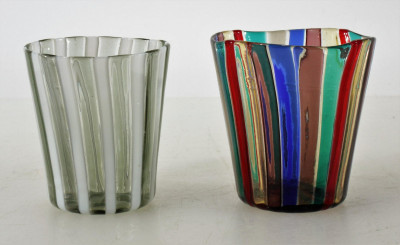 Image for Lot Attrib. Gio Ponti / Venini Small Cup & Another