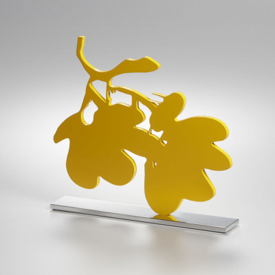 Donald Sultan - Yellow Lantern Flowers, Sept 18 2013