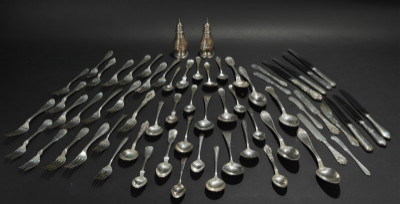 Image for Lot Group of Sterling Silver Flatware