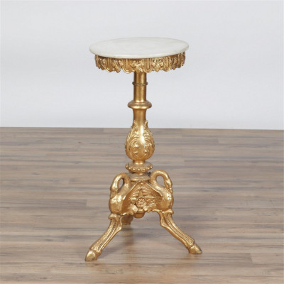 Image for Lot Victorian Giltwood and Composition Pedestal