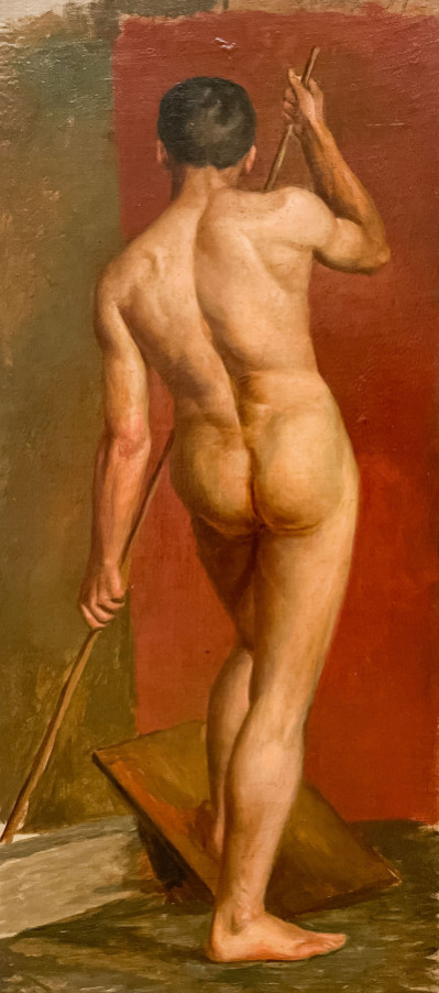 Title Artist Unknown - Male Nude Study / Artist