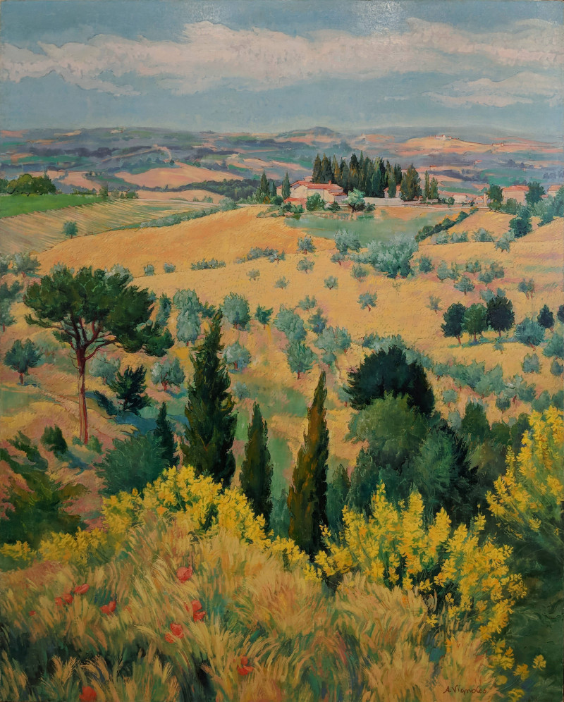 Image 2 of lot Andre Vignoles – Paysage