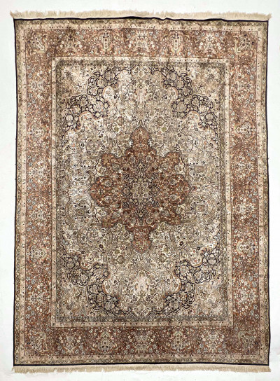 Image for Lot Persian Floral Carpet