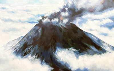 Title Lowell Nesbitt - Mt. St. Helens / Artist
