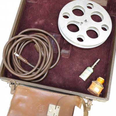 Image 5 of lot 2 Movie Cameras, Projector, Screen; Filmo Bell Howell
