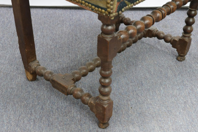 Image 4 of lot 4 Chairs; English Baroque Cherry &amp; Beechwood