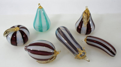 Image for Lot Archimede Seguso Murano Glass Fruit