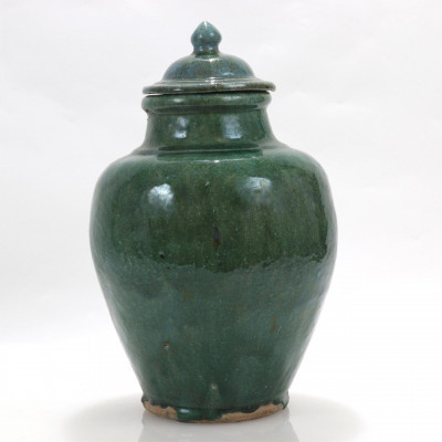 Image for Lot Tang Style Large Lidded Jar likely 20th C
