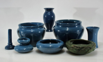 Image for Lot Peters & Reed - 8 Pottery Vases & Bowls