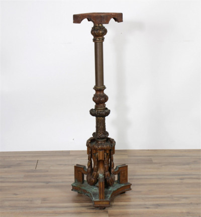 Image for Lot Classical Style Bronze Pedestal Early 20th c.