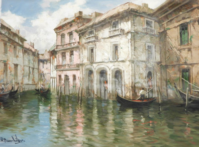 Image for Lot C. Pierre Latour - Gondolier In Venice