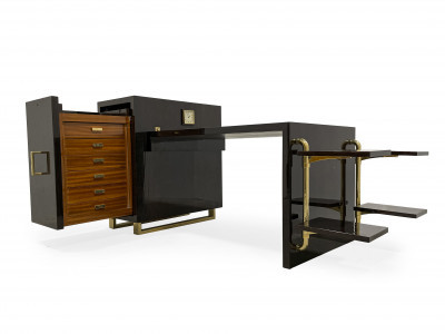 Image for Lot Impressive Art Deco Desk