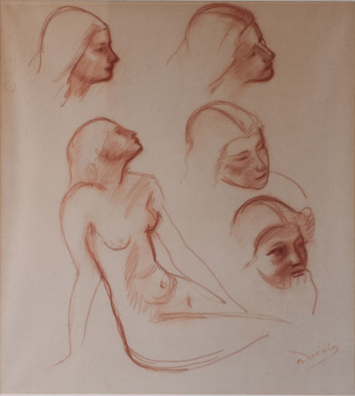 Title André Derain - Studies of a Figure / Artist