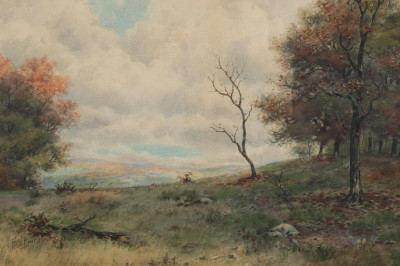 Image for Lot Frederick S Burgy  Fall Sunrise Landscape