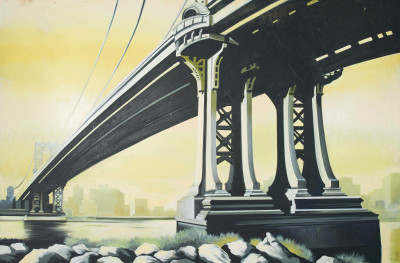 Lowell Nesbitt - Manhattan Bridge