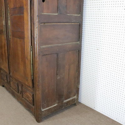 Image 7 of lot 19th C French Provincial Armoire/Linen Press