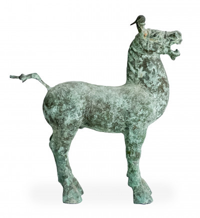 Image for Lot Chinese Bronze Figure of a Horse