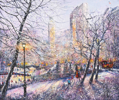 Title Guy Dessapt - New York Central Park in Winter / Artist