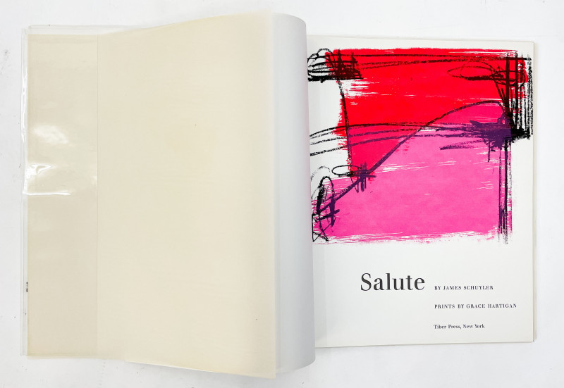 Image 2 of lot "Salute", Grace Hartigan, Tiber Press, Book including (5) Screenprints