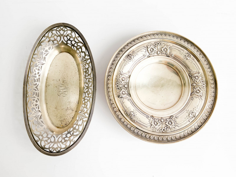 Image 2 of lot 2 American Sterling Silver Dishes