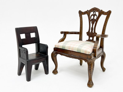 Image for Lot 2 Child-Size Chairs