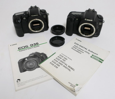 Image for Lot Canon Camera Bodies - EOS 20D, EOS D30