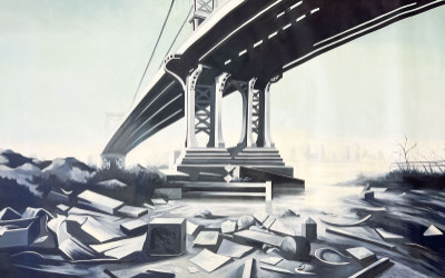 Title Lowell Nesbitt - Manhattan Bridge II / Artist