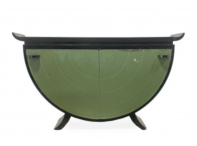 Image for Lot James Mont Style Lacquered Sideboard