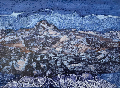 Title Guillermo Ceniceros - Untitled (Blue Landscape) / Artist
