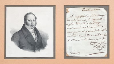 Image for Lot Gioachino Rossini Signed Letter