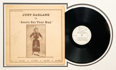 Image for Lot Judy Garland Autographed Record - Annie Get Your Gun