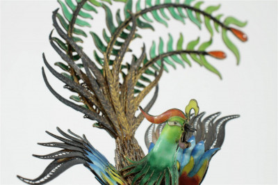 Pair of Chinese Carved Jade Birds & Pheasant