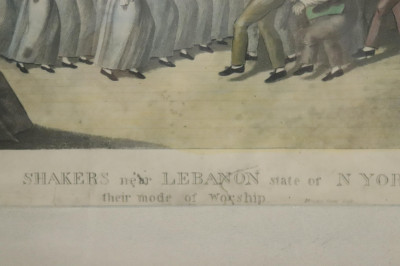 Image 4 of lot 2 Prints, Shakers near Lebanon, NY & Mother Ann