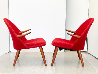 Kurt Olsen for Glostrup Møbelfabrik, Pair of Chairs