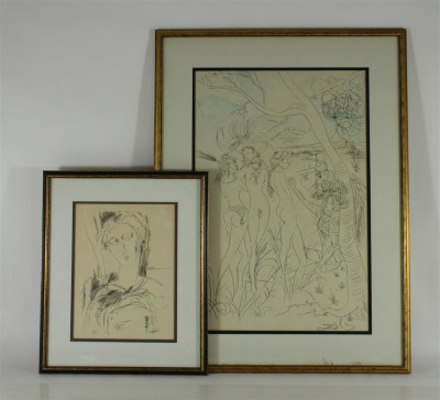 Image for Lot Dali - Modigliani - etchings