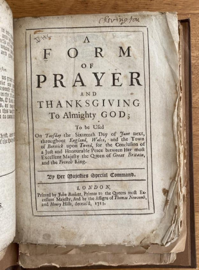 Image 7 of lot 18 works in 1 volume, prayers dated 1699 - 1854
