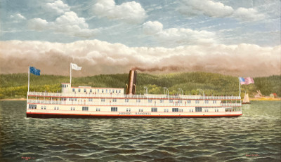 Title Albert Nemethy - Steamship 'Homer, Ramsdell' / Artist