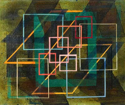 Irene Rice Pereira - Untitled (Squares) (1944)