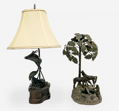 Image for Lot 2 Animalier Figural Lamps