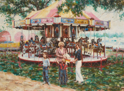 Image for Lot Wendell Hall - Carousel Ride