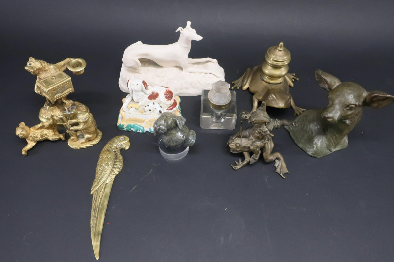 Image 2 of lot 11 Animal Theme Table Top Objects