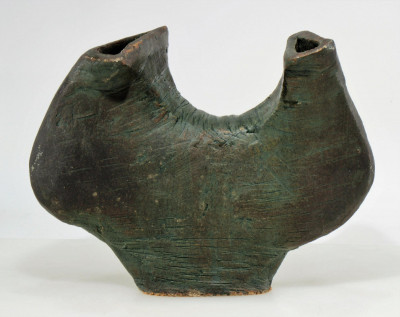 Image for Lot Brutalist Earthenware Vase