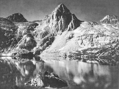 Ansel Adams  Rae Lakes in Kings River Sierra (from 'Sierra Nevada: The John Muir Trail')