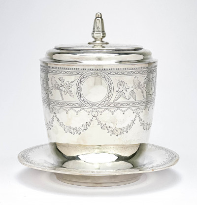 Title Victorian Sterling Silver Tea Caddy / Artist