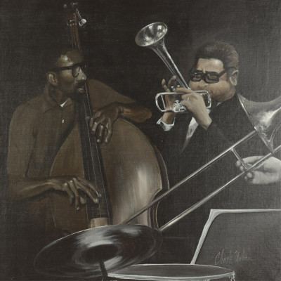 Chuck Urban Ron Carter and Dizzy Gillespie O/C