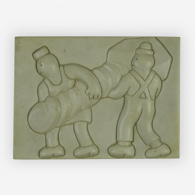Image for Lot Tom Otterness - Two workers at a task